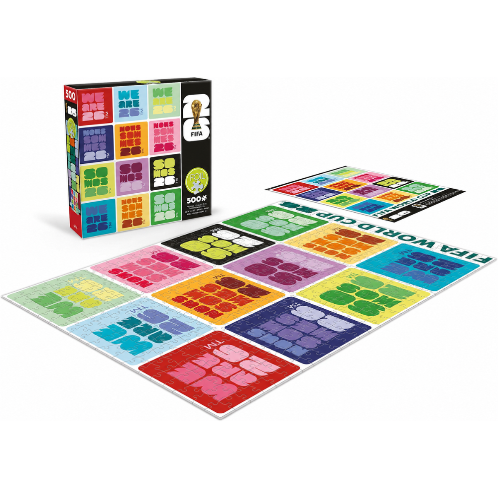 FIFA 2026 World Cup Foil Accent Jigsaw Puzzle Pack Of 500 Pieces