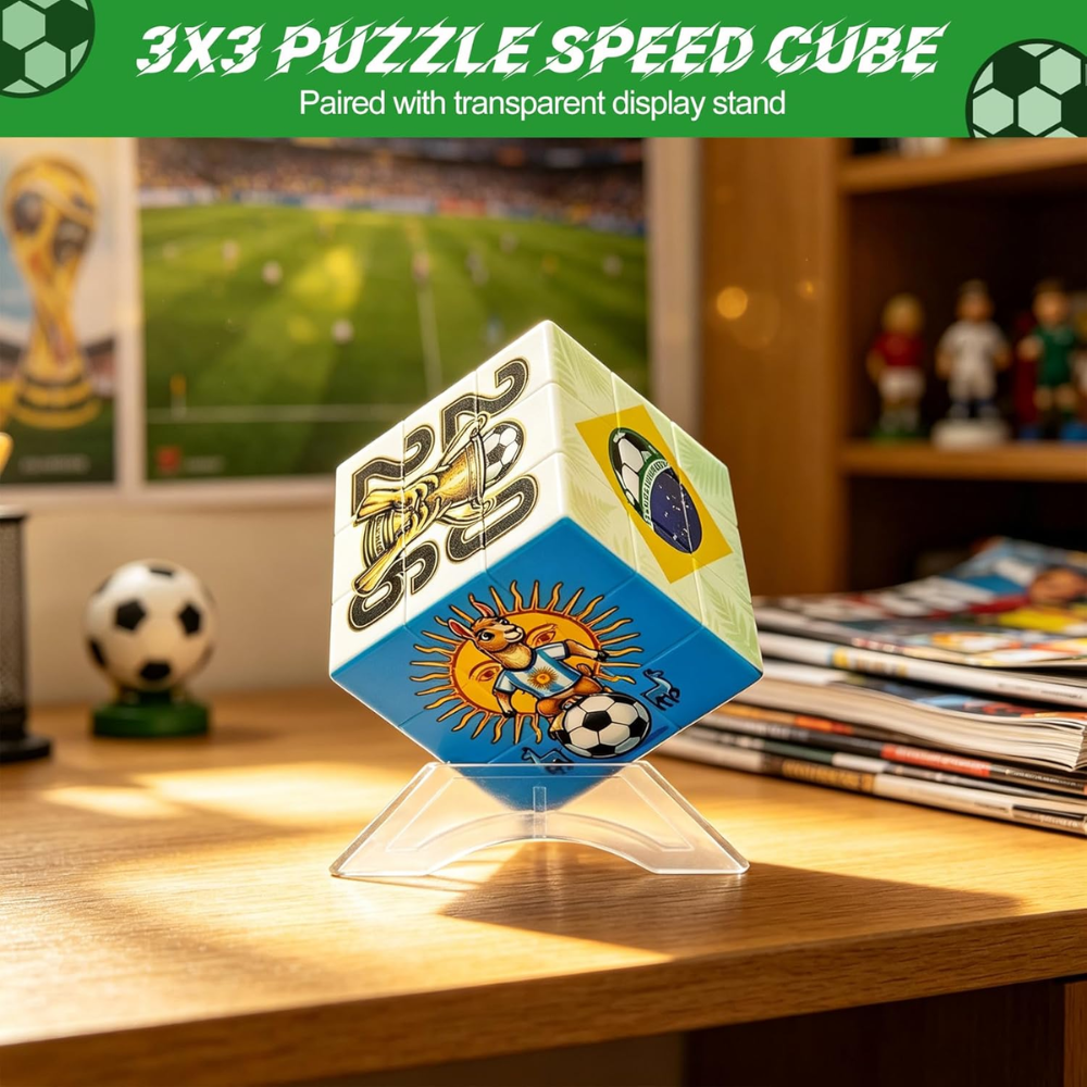 FIFA World Cup 2026 Soccer Theme Cube Puzzle For Adults