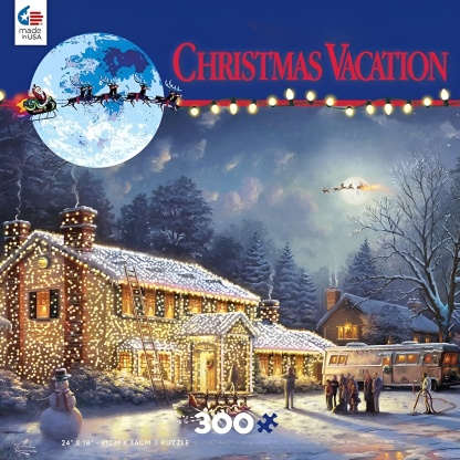 Holiday Movies Xmas 300 Piece Jigsaw Puzzle