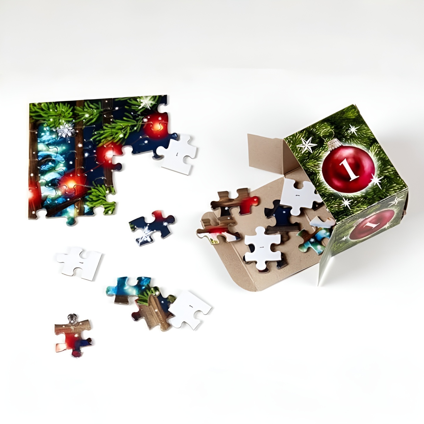 Festive Christmas 1000 Piece Advent Calendar Jigsaw Puzzle