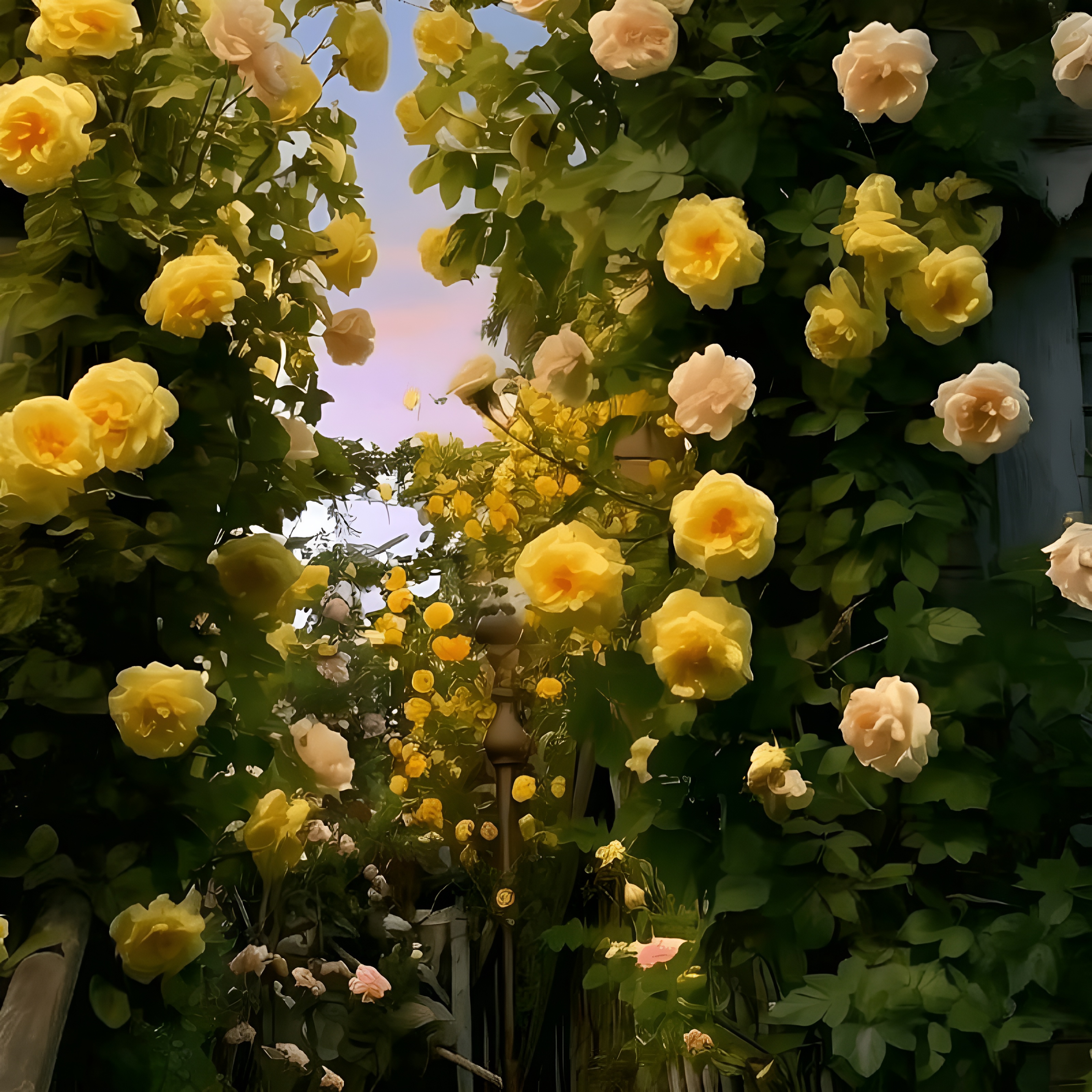77 Yellow Rose Perennial Flower Plant Seeds
