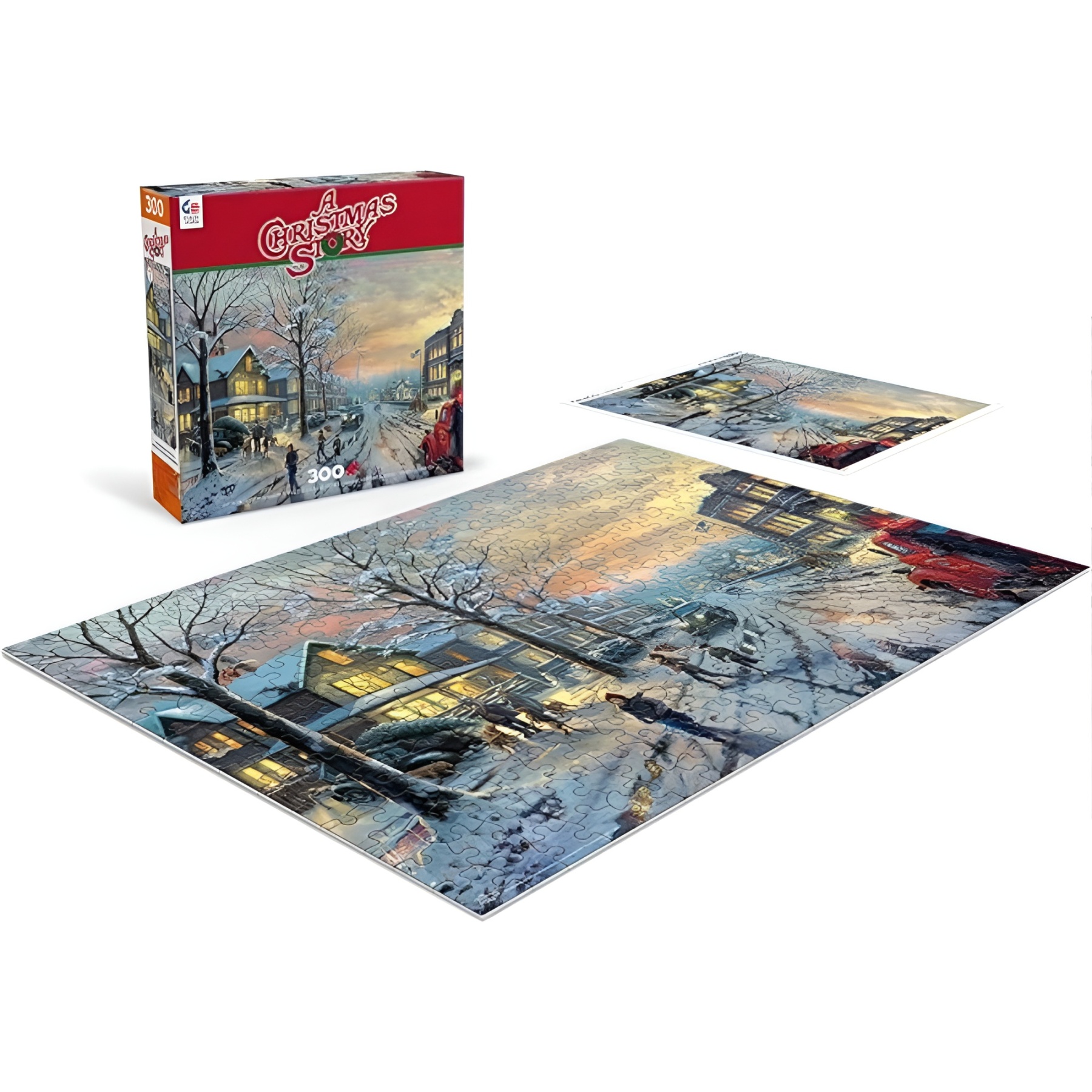 300 Piece Christmas Movie Street Jigsaw Puzzle