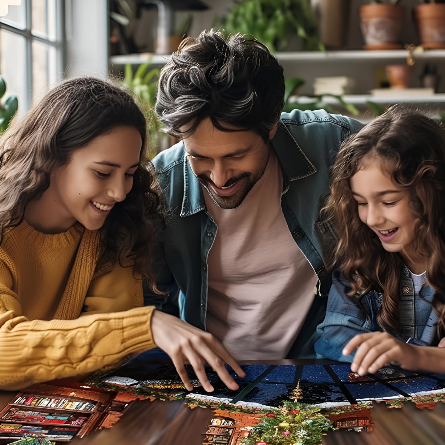 Seek and Find Christmas Puzzles 1000 Pieces Jigsaw Puzzles for Adults and Family