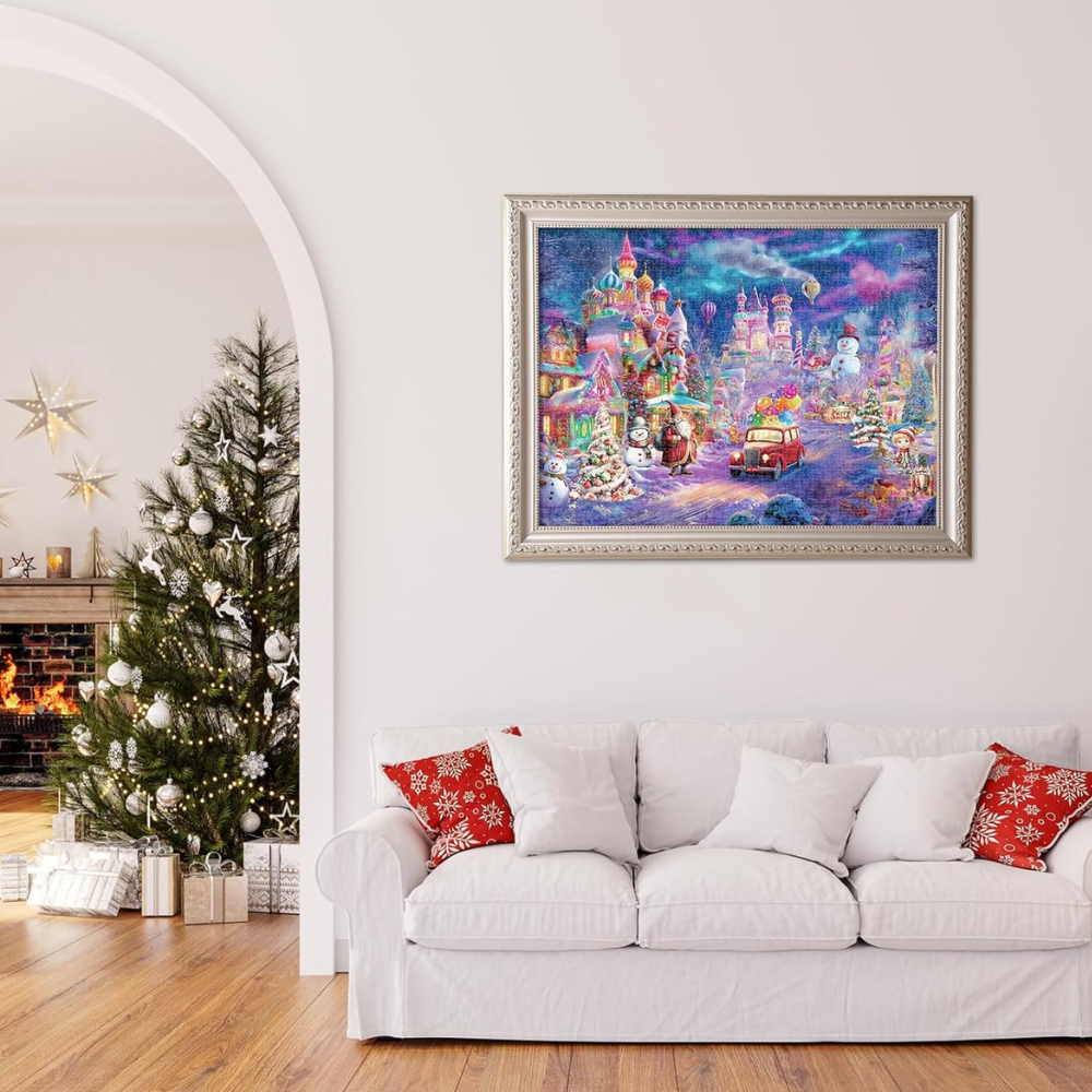 Christmas Castle 1000 Piece Jigsaw Puzzle
