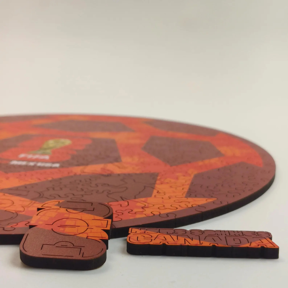FIFA 2026 Canada City Theme Wooden Puzzle