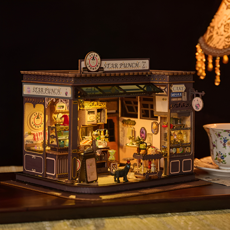 Magic Coffee Cottage DIY Miniature House