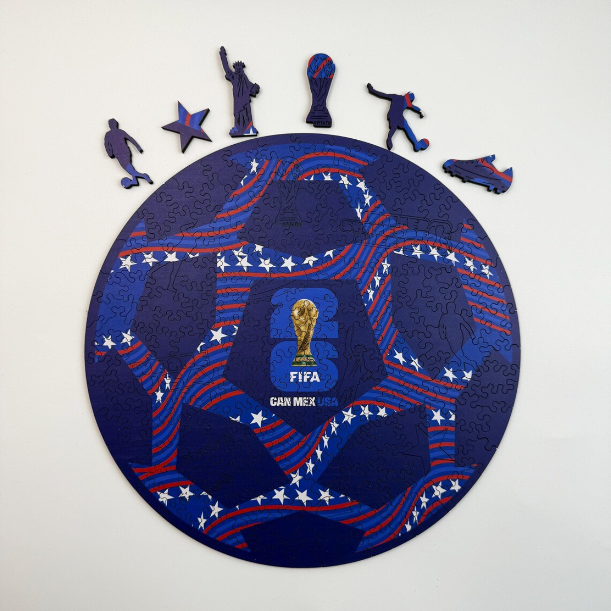 Pack Of 200 FIFA USA Wooden Puzzle