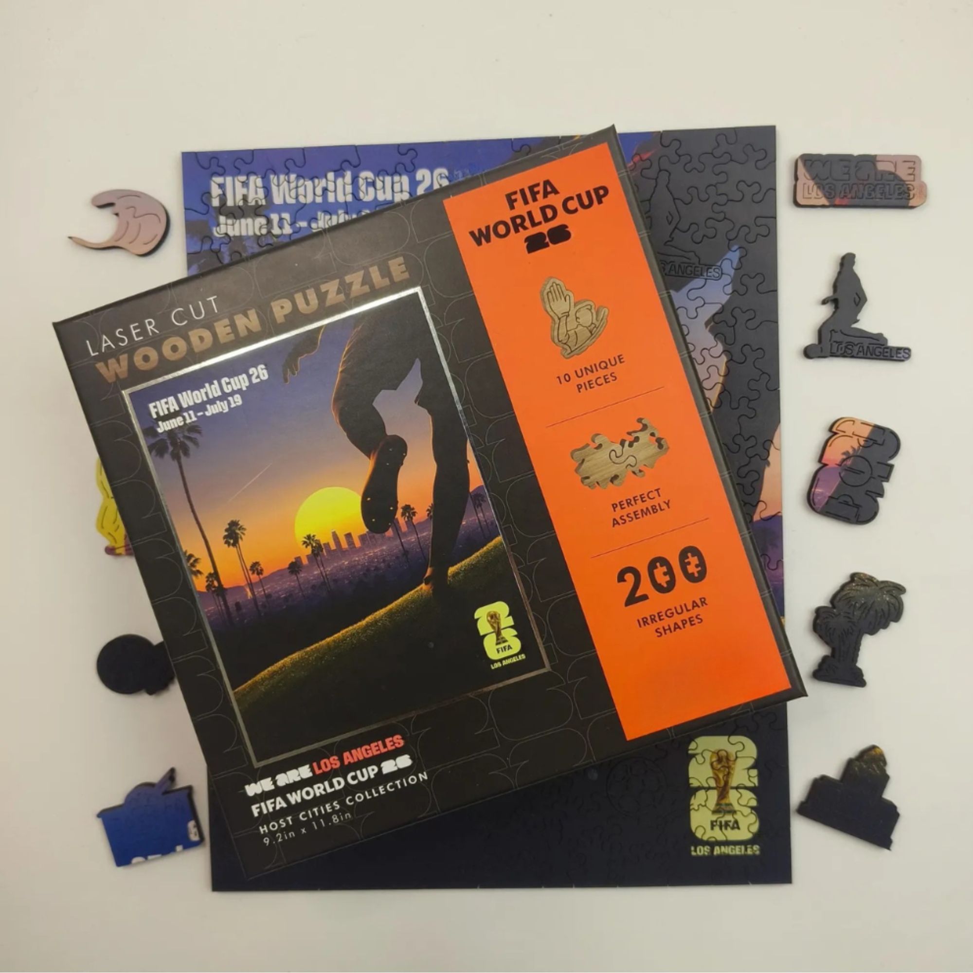 Official FIFA World Cup 2026 Los Angeles Wooden Jigsaw Puzzle