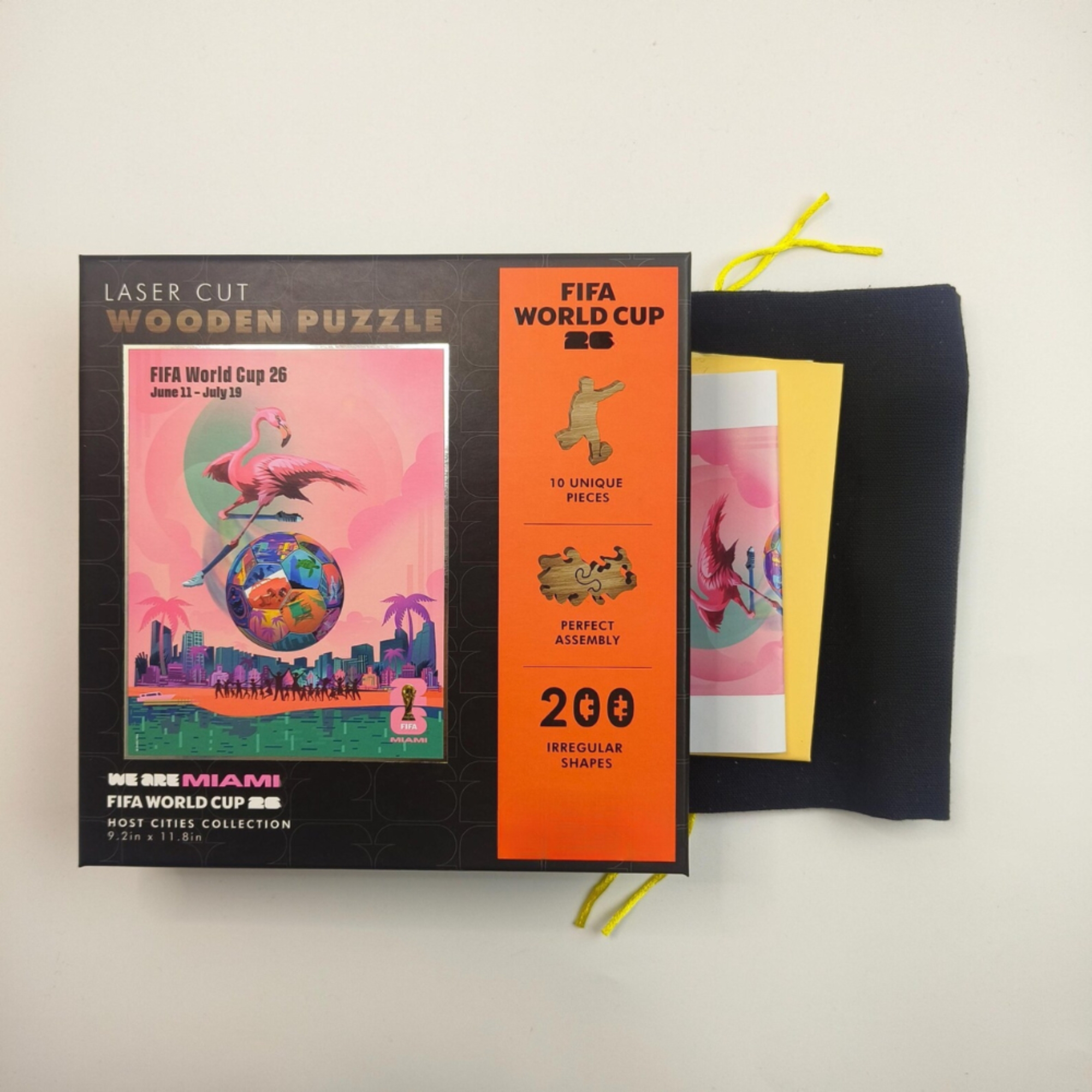 World Cup 2026 FIFA Miami Wooden Jigsaw