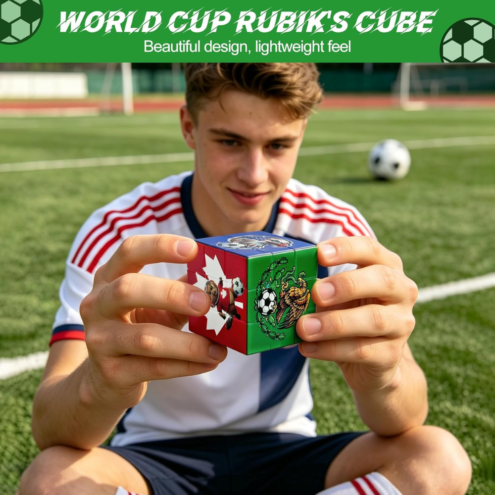 FIFA World Cup 2026 Soccer Theme Cube Puzzle For Adults