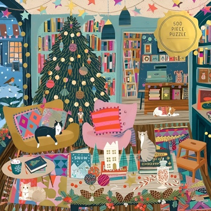 500 Piece Foil Jigsaw Puzzle Featuring Beautiful Artwork