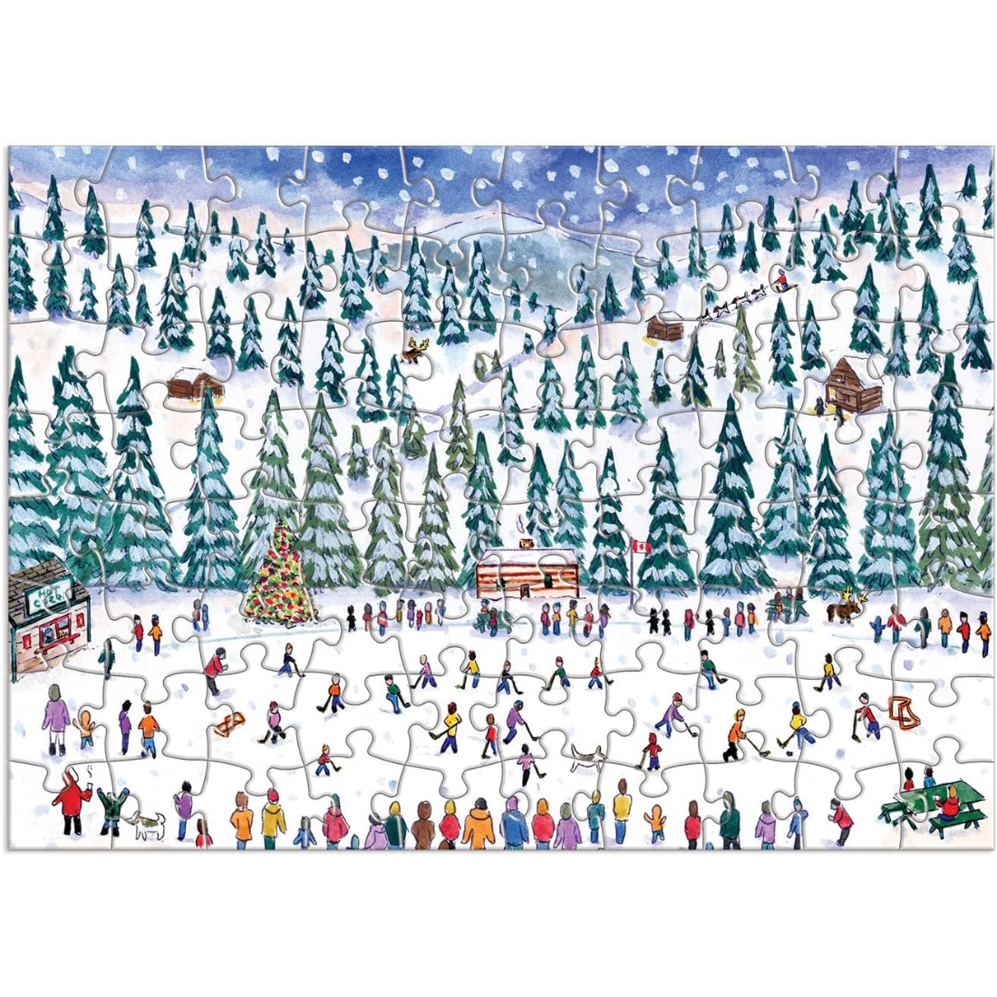 Winter Lights Christmas Countdown 12 Days of Puzzles