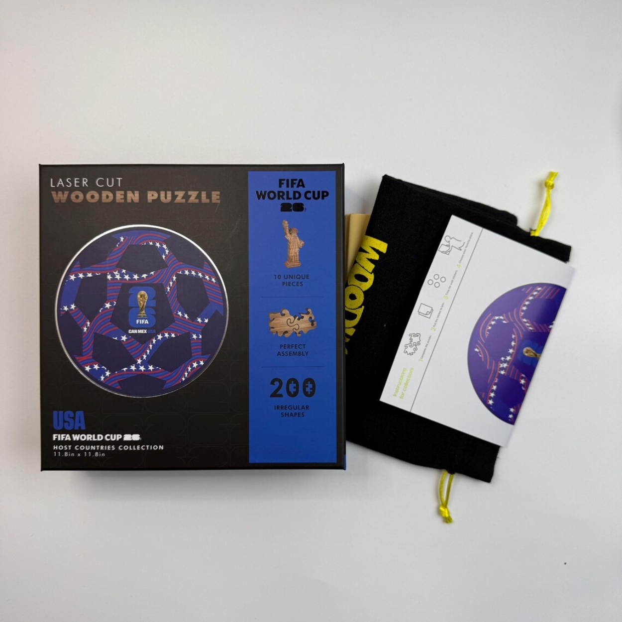 Pack Of 200 FIFA USA Wooden Puzzle
