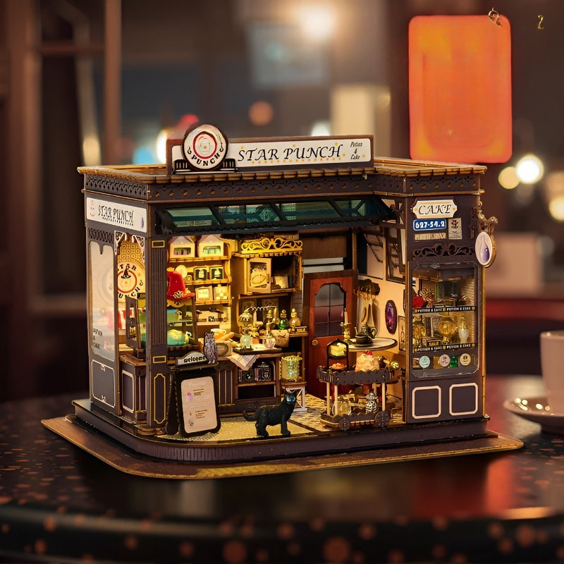 Magic Coffee Cottage DIY Miniature House