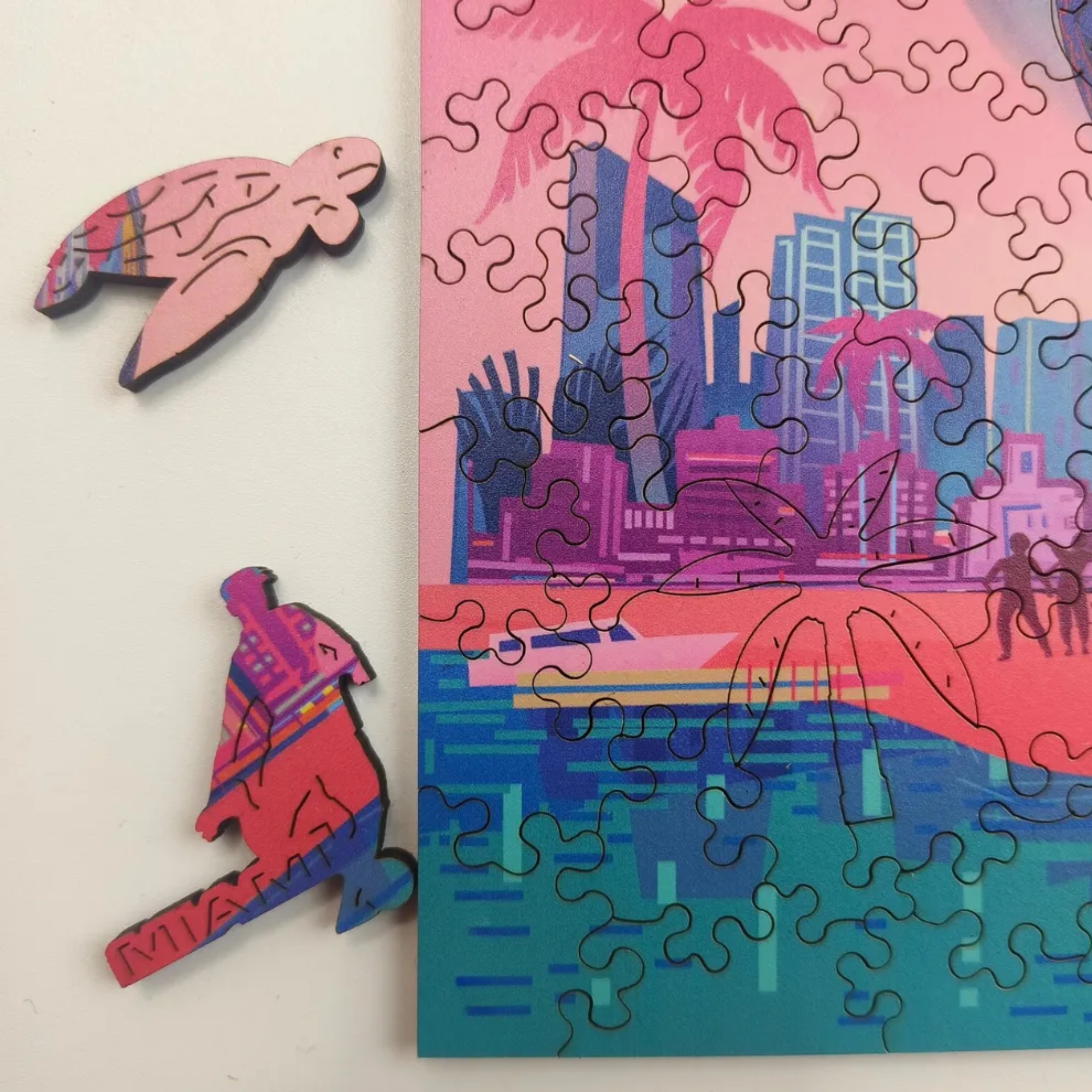 World Cup 2026 FIFA Miami Wooden Jigsaw