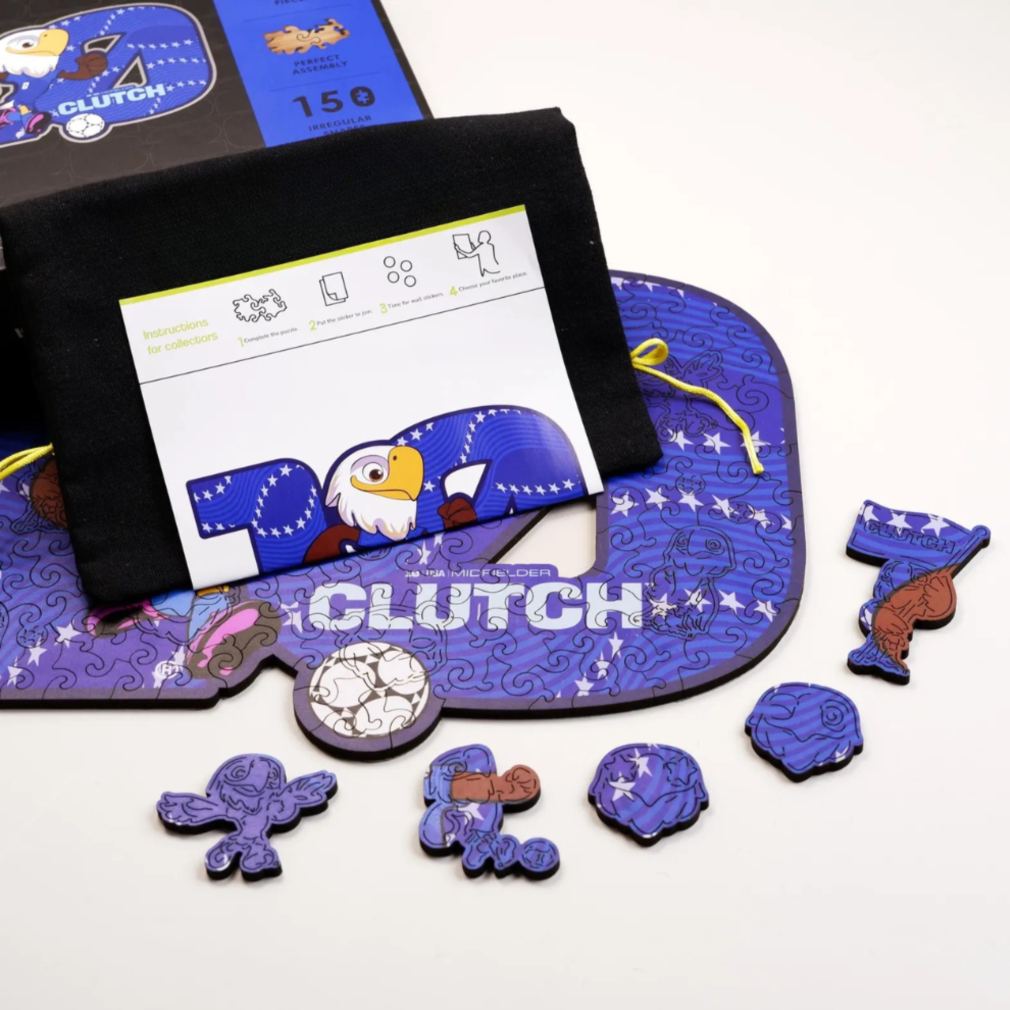 Pack Of 150 Fifa Usa 2026 Mascot Clutch Wooden Puzzle