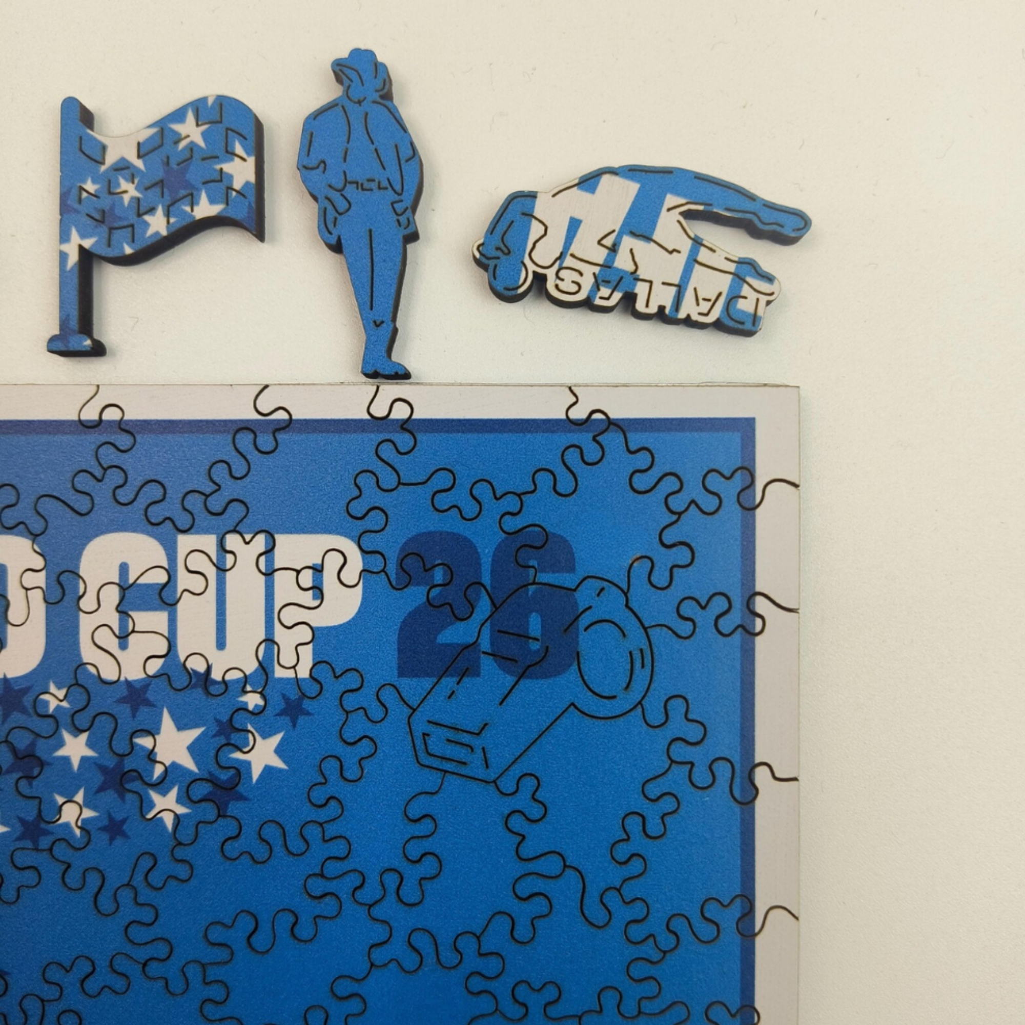 FIFA World Cup 2026 Dallas City Poster Wooden Puzzle