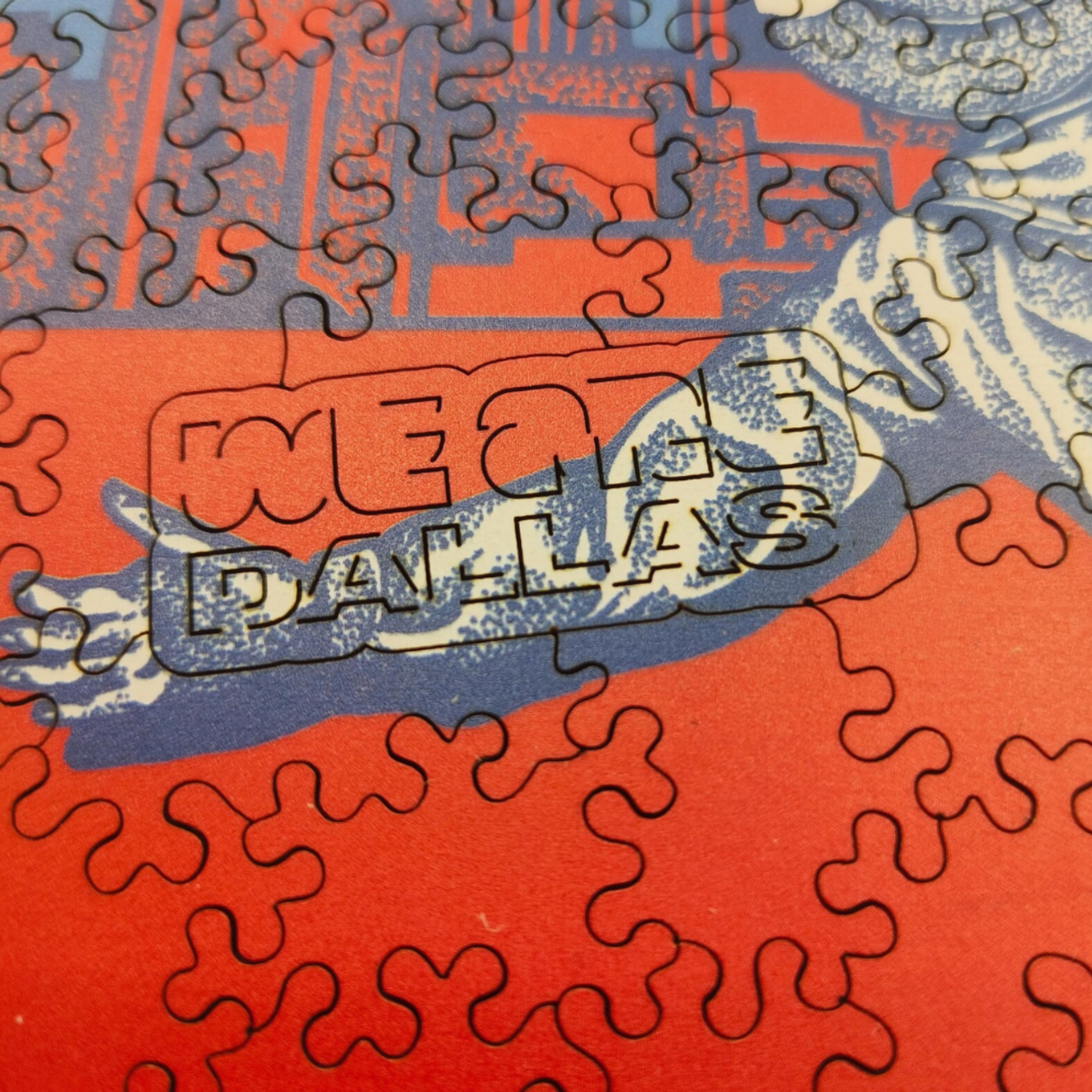 FIFA World Cup 2026 Dallas City Poster Wooden Puzzle