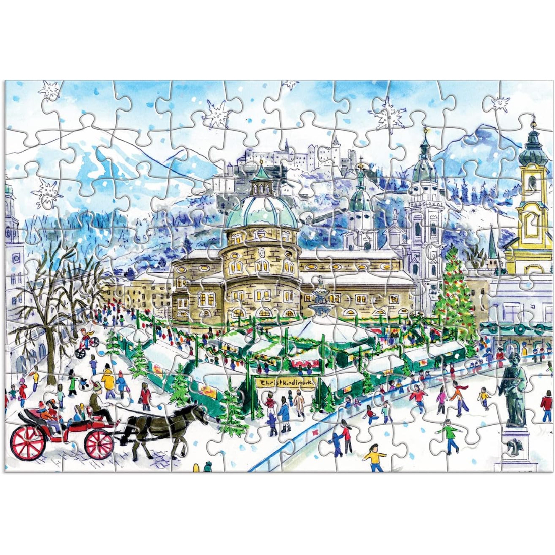 Winter Lights Christmas Countdown 12 Days of Puzzles