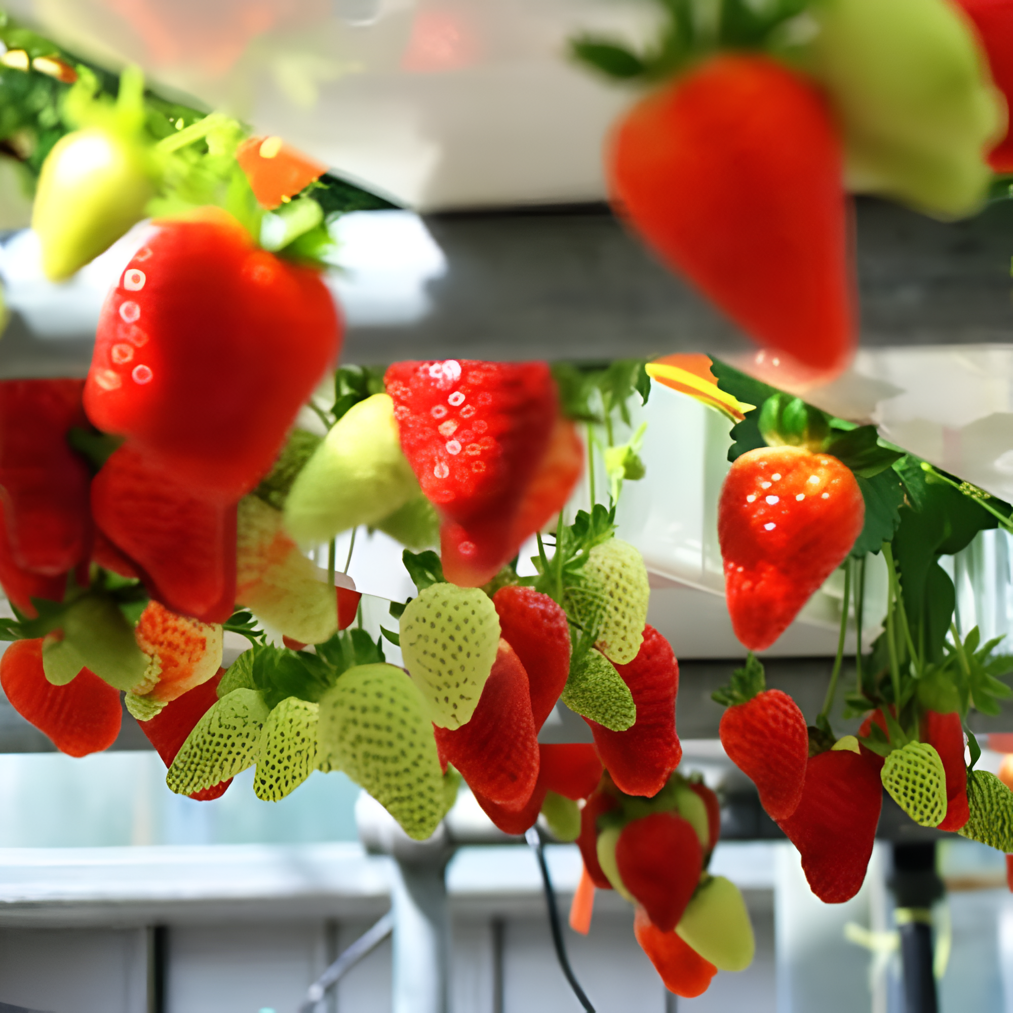 Red Climbing Strawberry Seeds Garden Fruit Seed Sweet and Delicious Everbearing Fruit Plant Home Garden