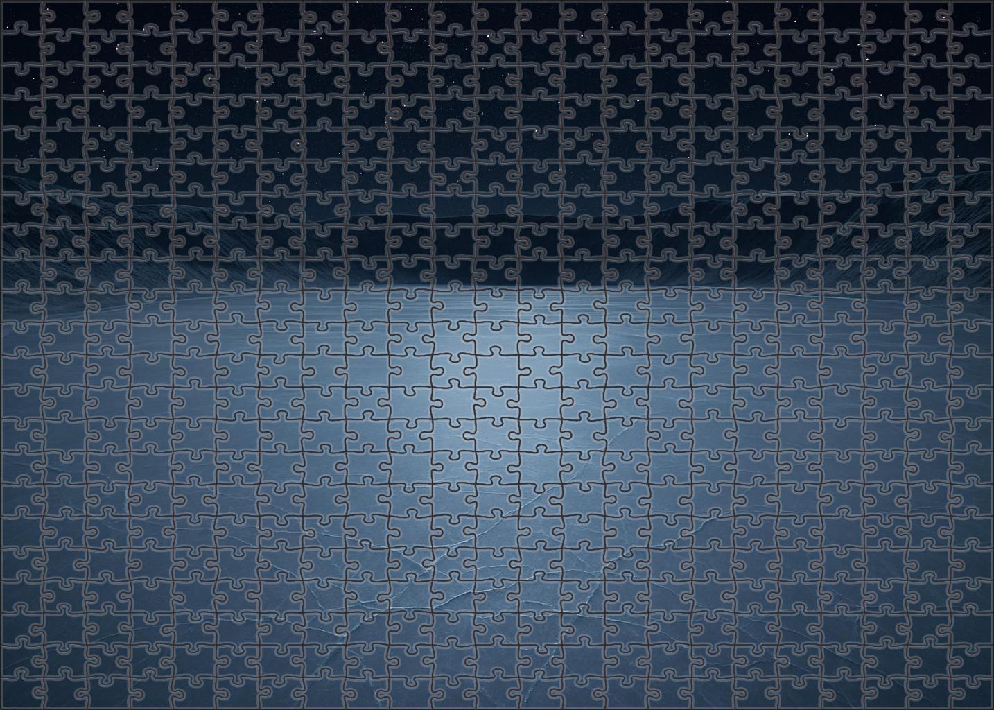 Icy Crater Mirror 20 Piece Puzzle