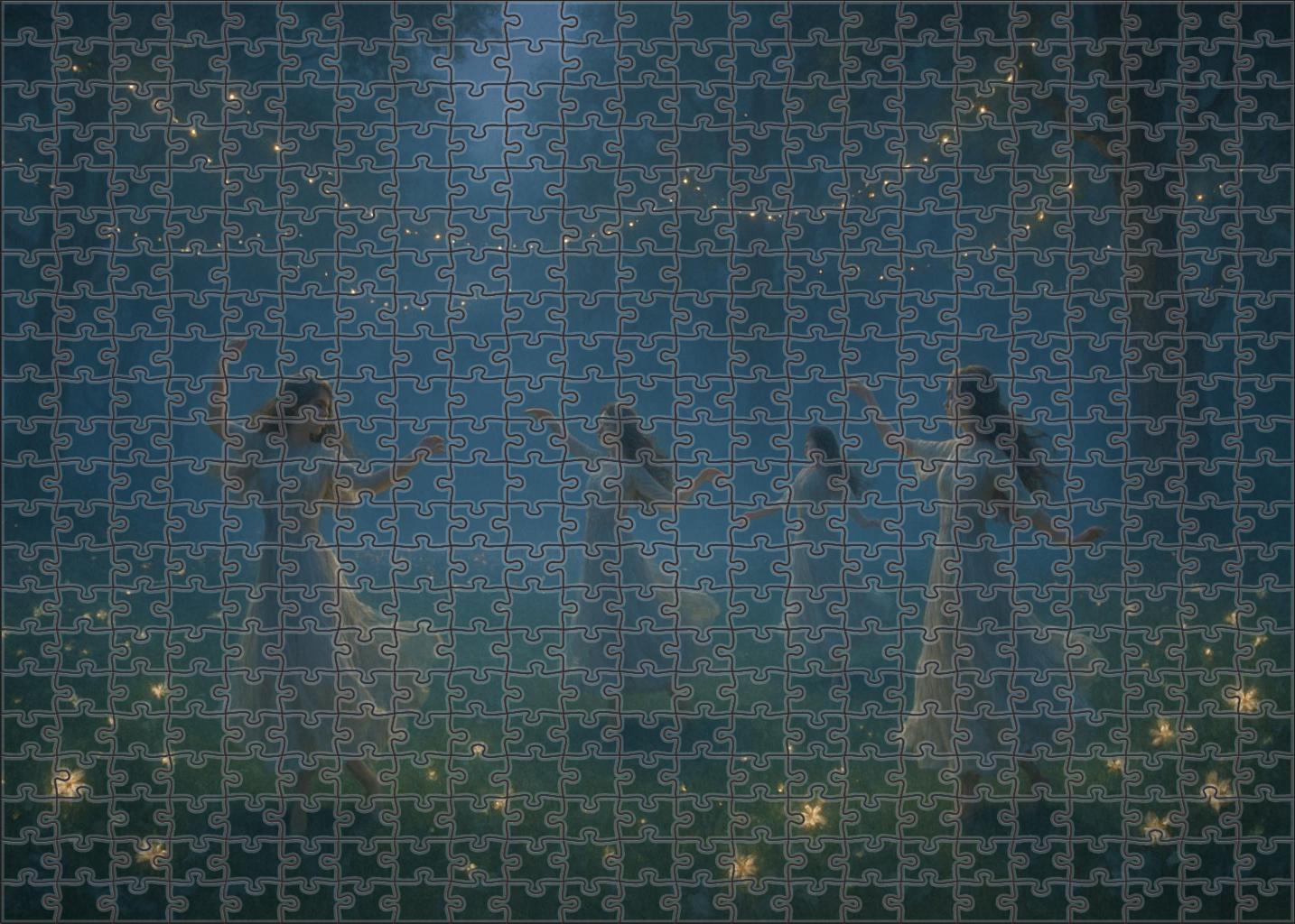 Dream Pop Fantasy Ethereal Soundscapes And Whimsical Imagery 50 Piece Puzzle