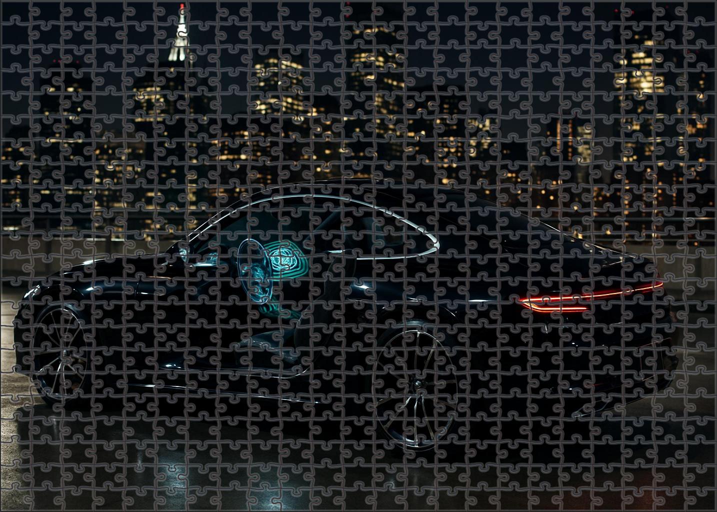 Stratus Phantom Silent Aerodynamic Luxury Coupe Custom Jigsaw Puzzle