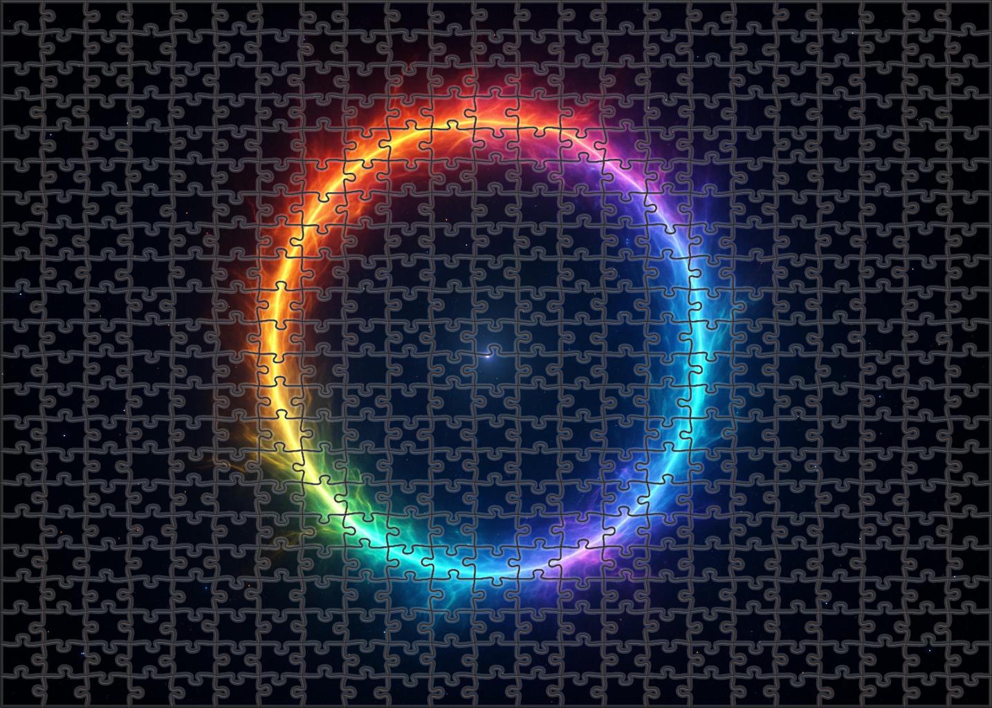 Celestial Fireworks Halo Family Puzzles