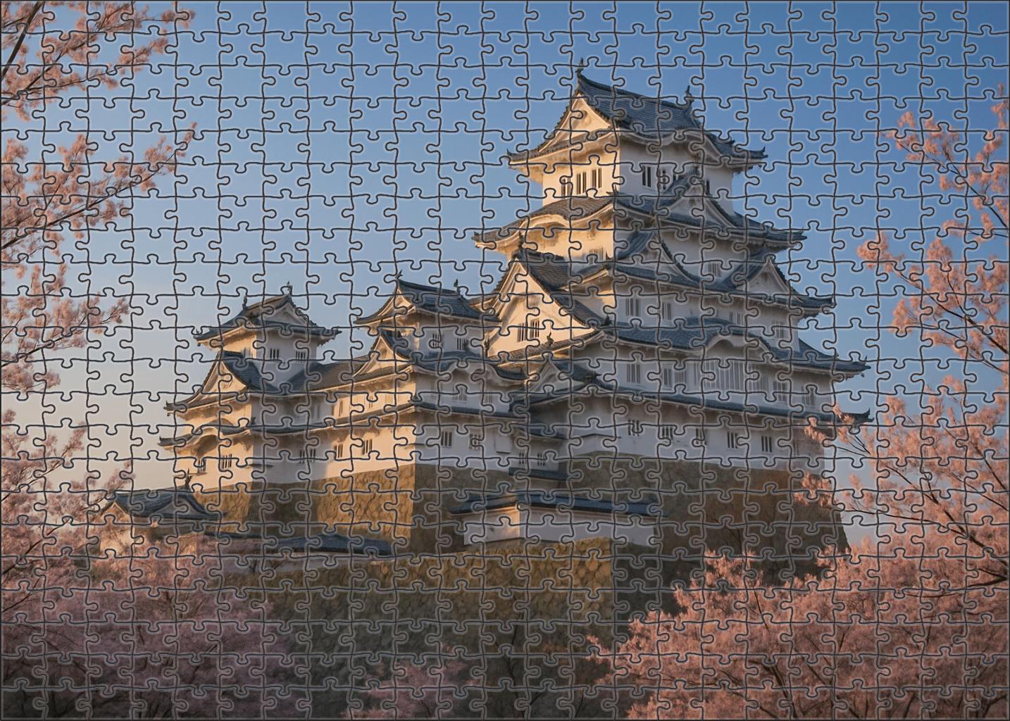 Himeji Castle Situated In Himeji Japan Recognized By 6542 Worldwide As The Pinnacle Of Feudal Japanese Castle Design 20 Piece Puzzle