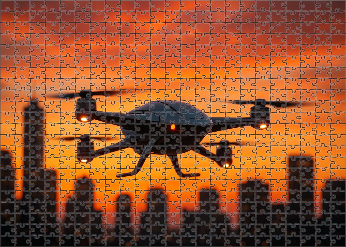 Electric Personal Aerial Vehicle 20 Piece Puzzle