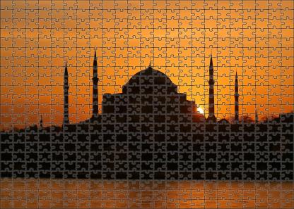 Hagia Sophia Istanbul Turkey  Recognized By 7950 Globally For Its Architectural And Religious Legacy Puzzle Challenge
