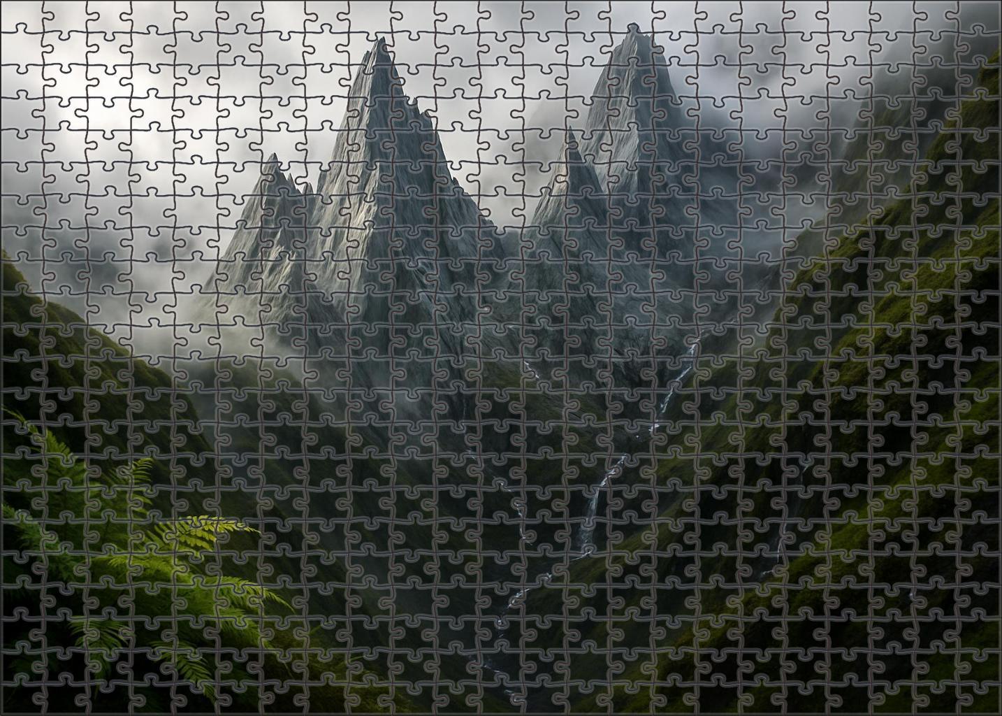 Sapphire Hollow Range 300 Piece Puzzle