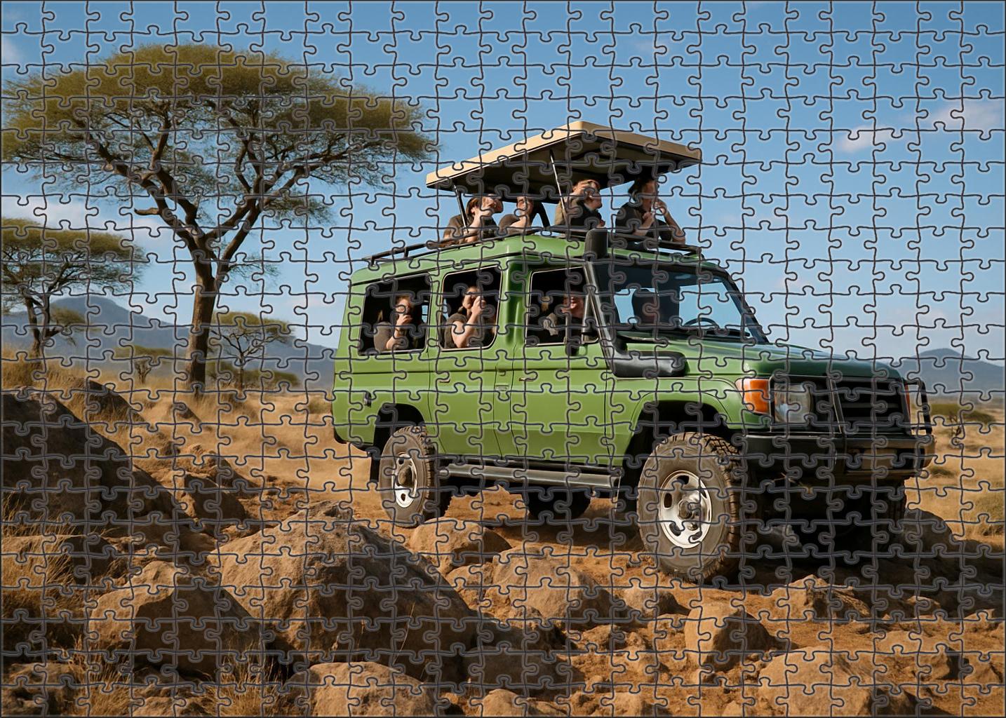 Biofuel-powered Off-road Safari Vehicle 100 Piece Puzzle