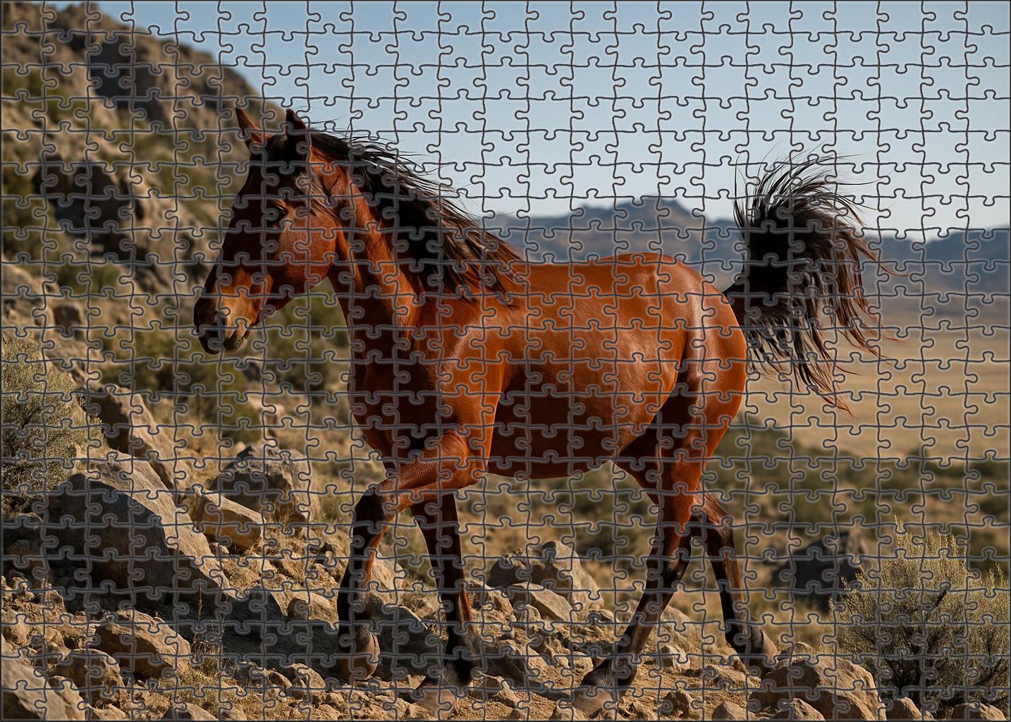 Copper Ridge Mustang Mare 1000 Piece Puzzle