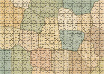 Soil Texture Mosaic With Hatch Overlay Premium Puzzle Pieces