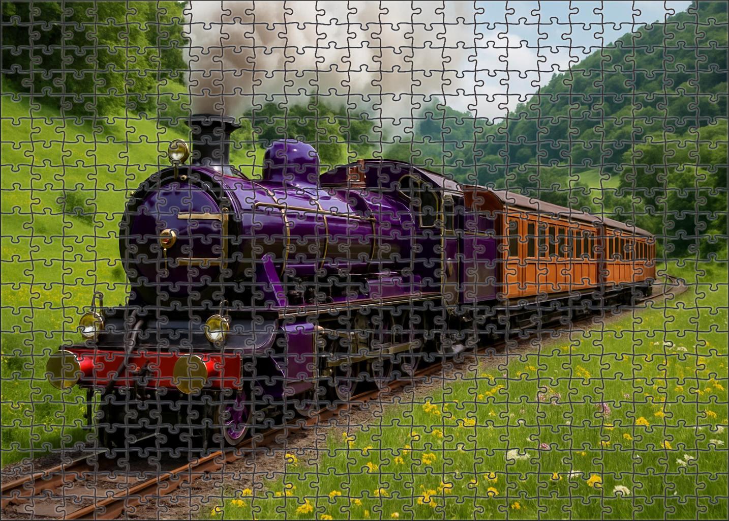 Violet Valley Vintage Steam Mini Puzzle