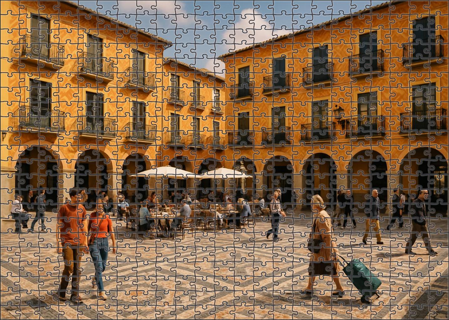 Saffron Square Puzzle For Kids