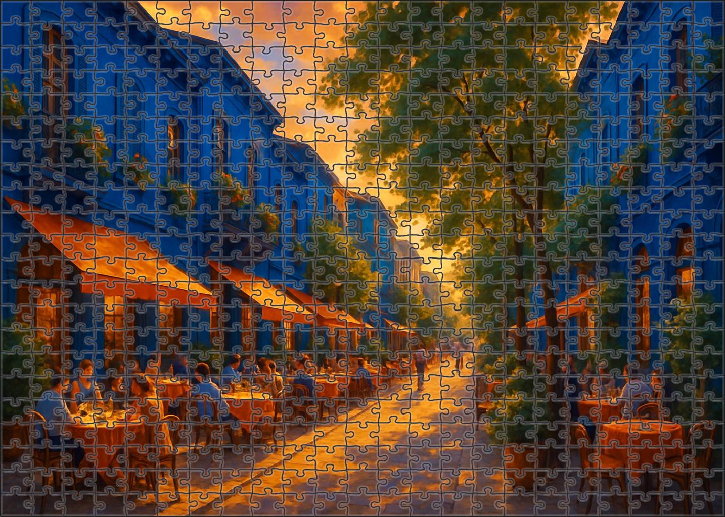 Sapphire Boulevard 100 Piece Puzzle