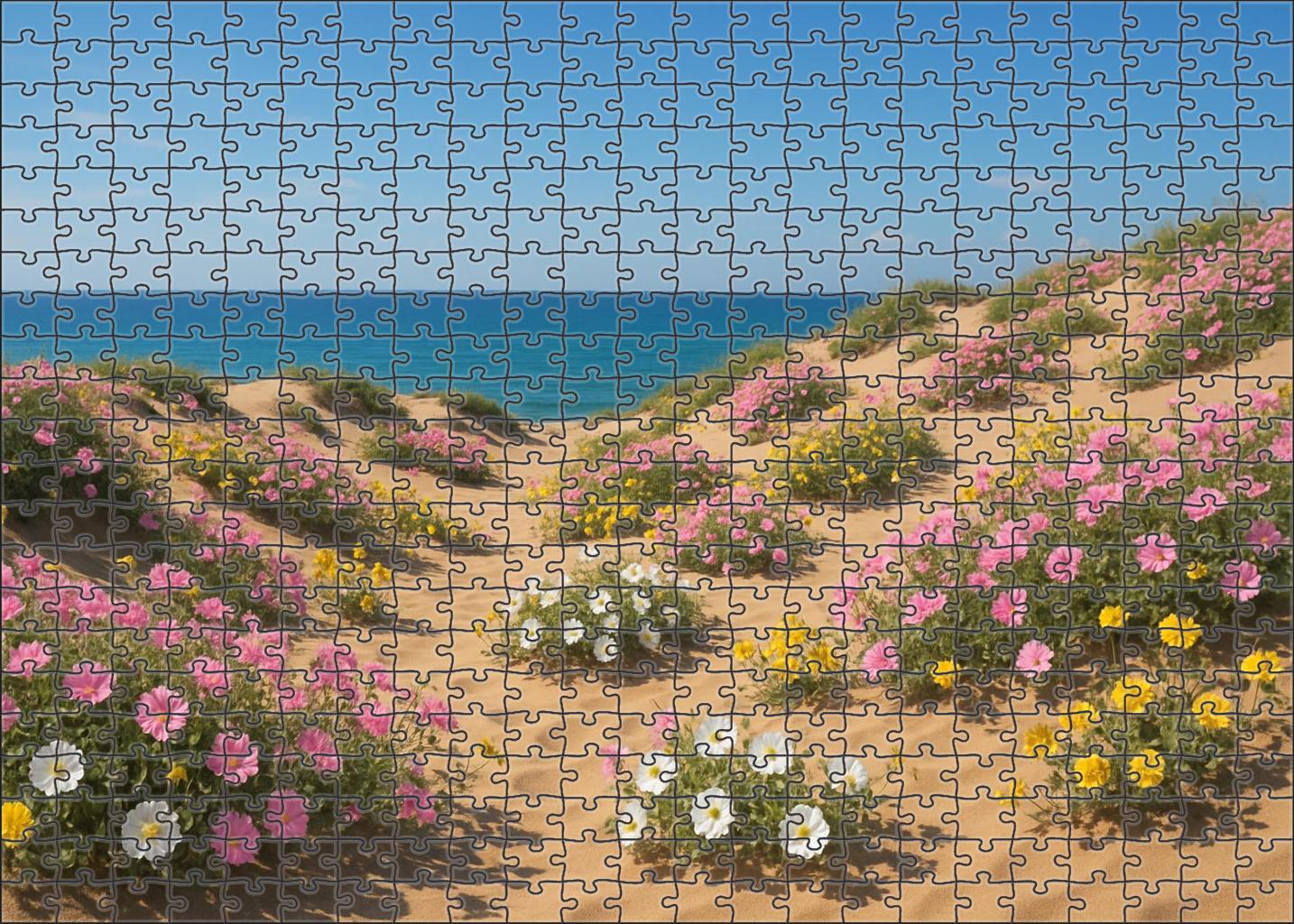 Dune Blossom Shore Puzzle For Adults