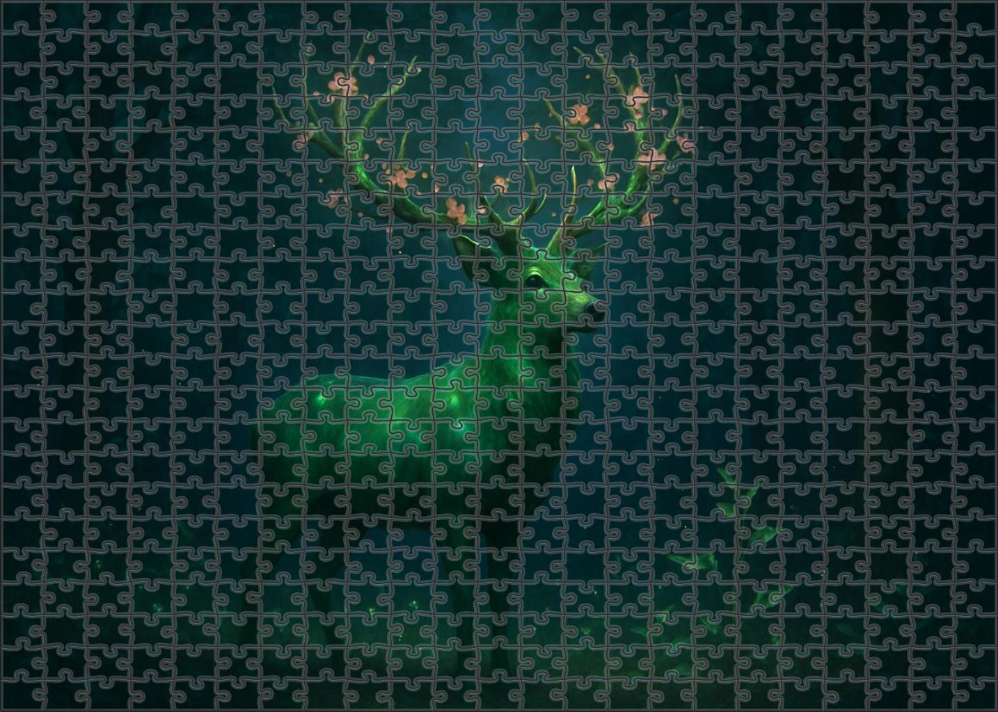 Glimmerleaf Stag Puzzle For Adults