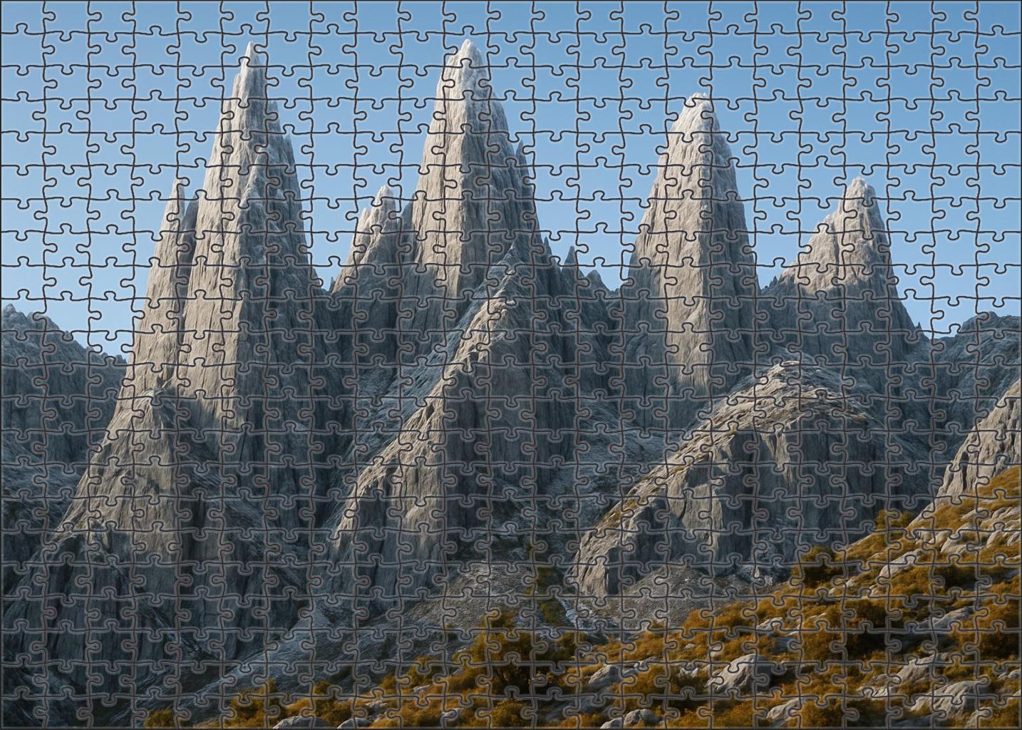 Frosted Granite Bastion Easy Puzzles