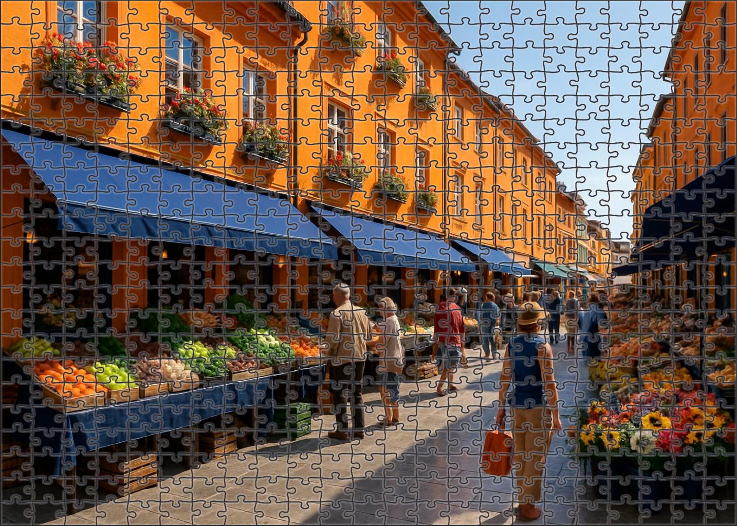 Marigold Market Street 1000 Piece Puzzle