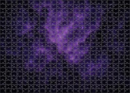 Deep Violet Star Nursery 200 Piece Puzzle