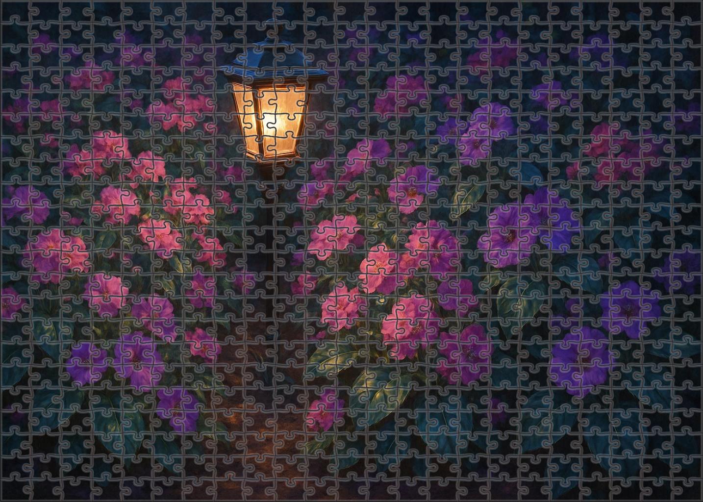 Tropical Night Garden Challenging Puzzles