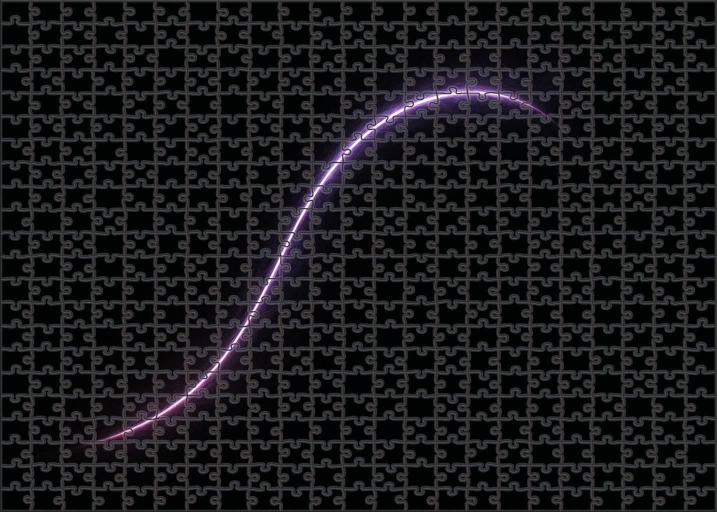 Glowing Plasma Filament 200 Piece Puzzle