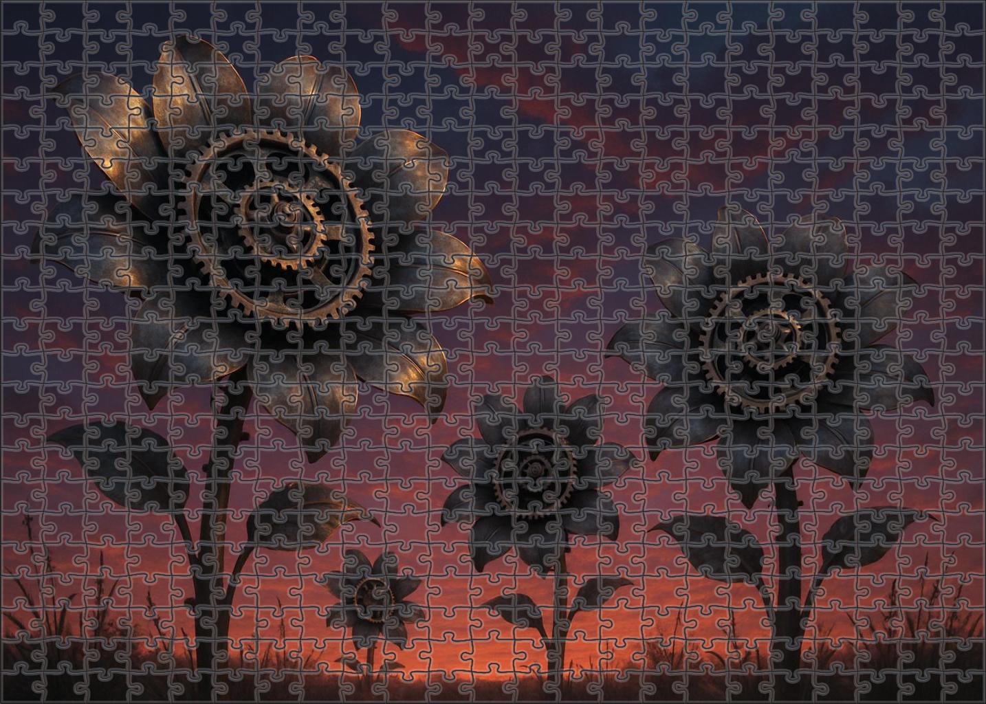 Clockwork Garden Of The Endless Bloom Puzzle Collection