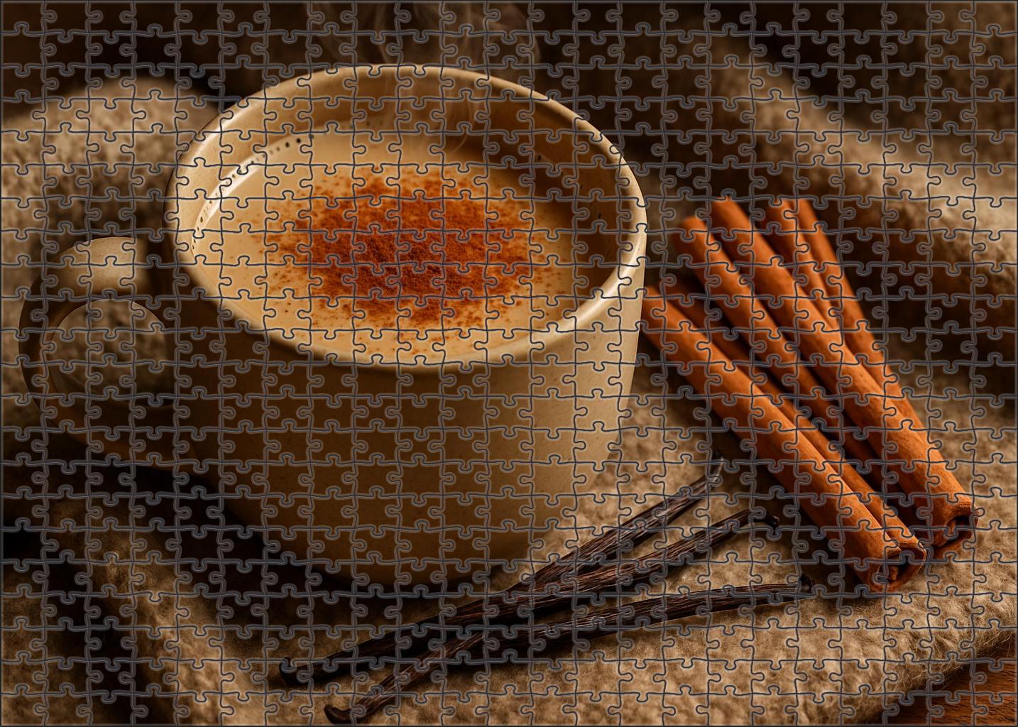 Spiced Vanilla Chai Blend Unique Puzzle Design