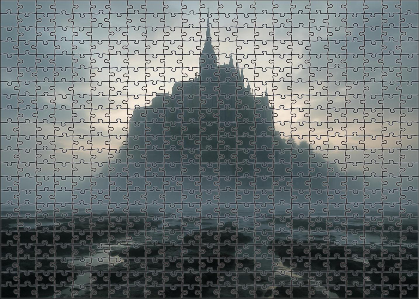 Mont Saint-michel Perched On A Tidal Island In Normandy France Recognized By 6740 Globally For Its Medieval Silhouette Unique Puzzle Design