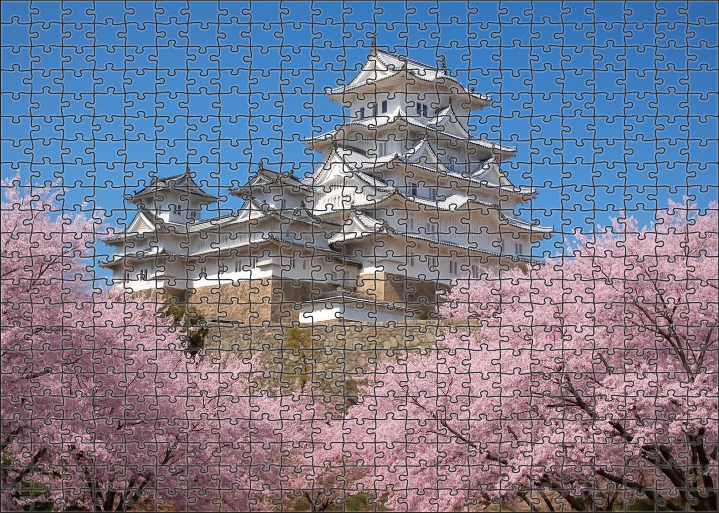 Himeji Castle Located In Himeji Japan Recognized By 6720 Worldwide As A Pristine Samurai-era Fortress Easy Puzzles