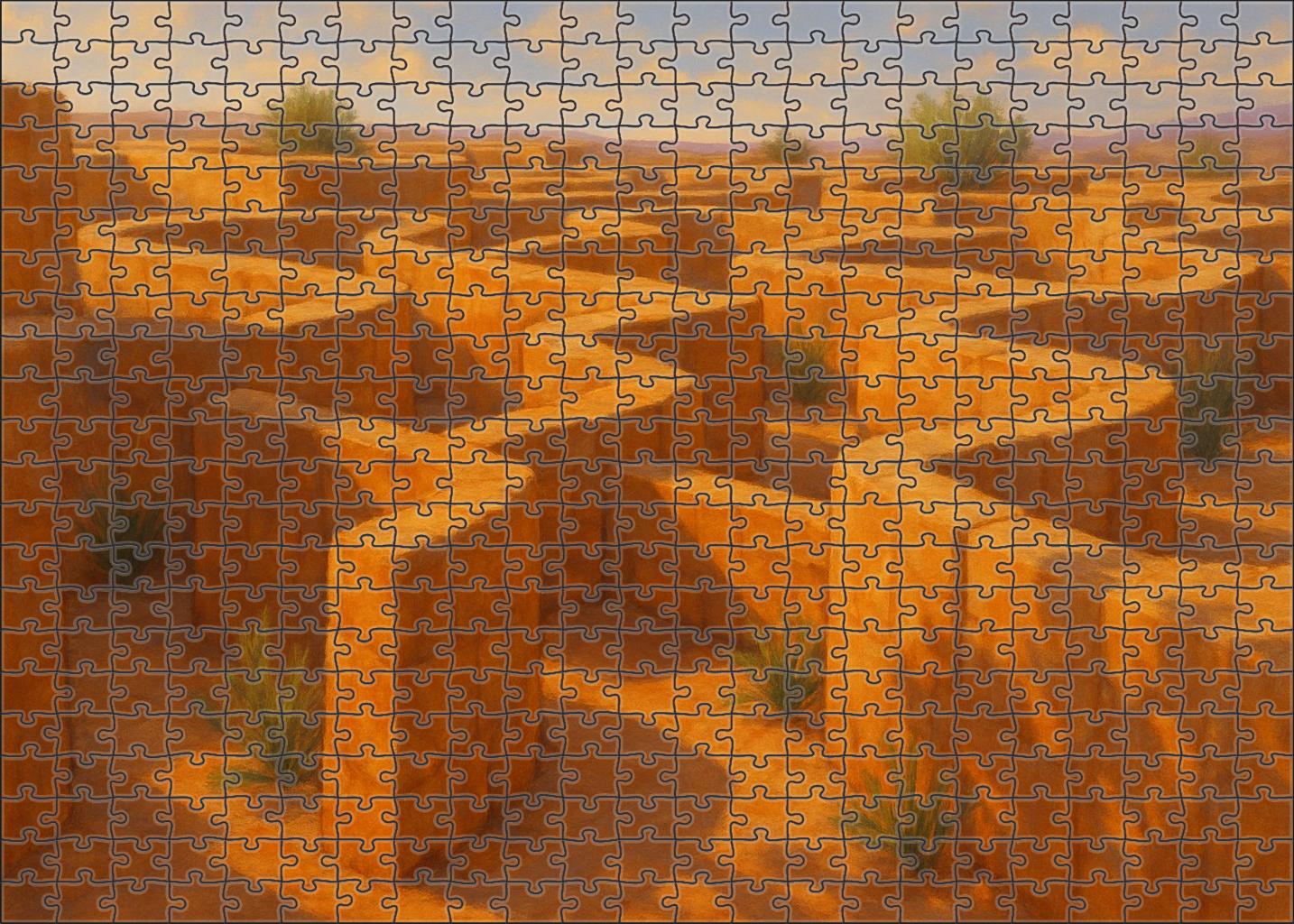 Whispering Sandstone Labyrinth 300 Piece Puzzle
